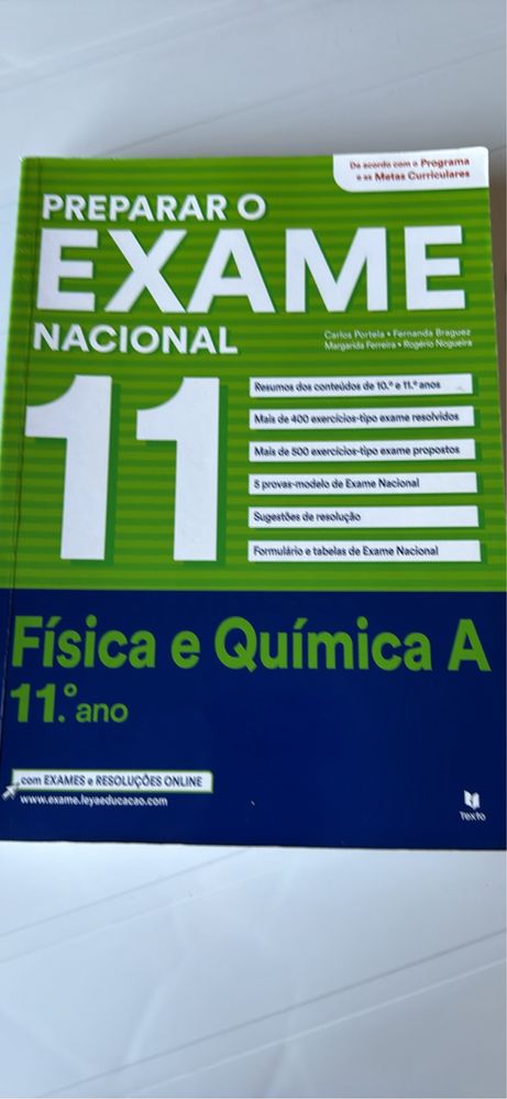 Manuais exames 11ano Física e Quimica