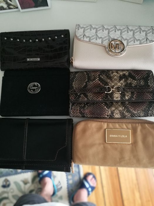 Conjunto de 6 carteiras de senhora