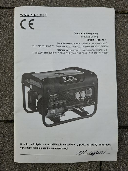 Generator prądu agregat Kruzer 3 fazy 2,8kW
