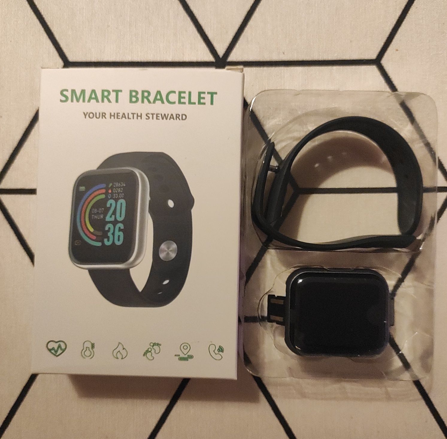 Inteligentna opaska sportowa Smart watch - Smart bracelet Okazja