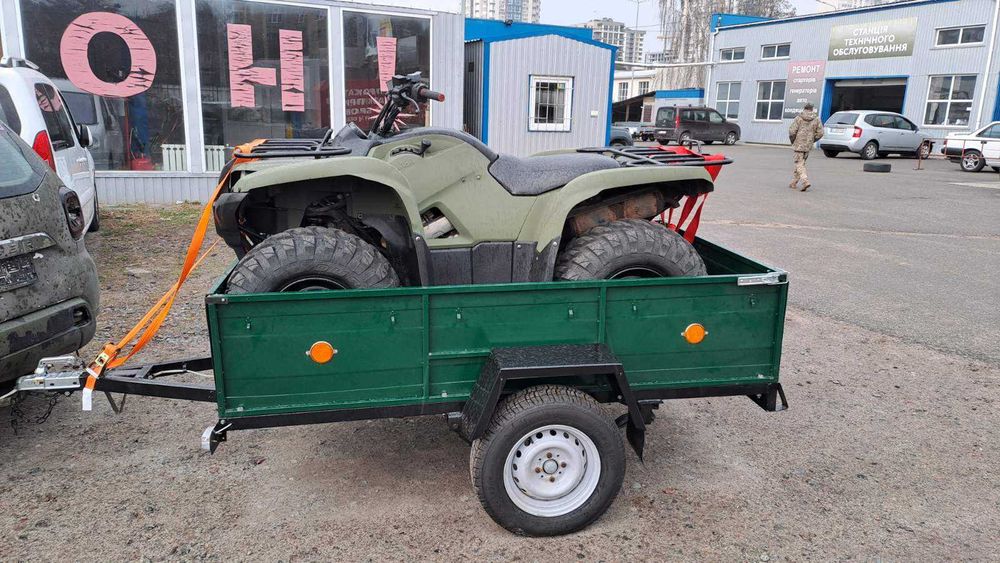 легковий прицеп причіп недорого метал 2.15х1.3 легковой прицеп СКЛАД