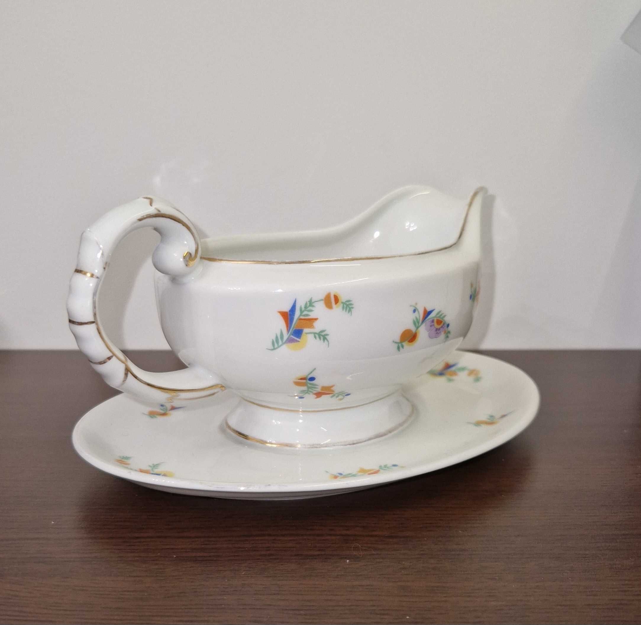 Thomas porcelana sosjerka Art Deco kwiaty Bavaria Rosenthal