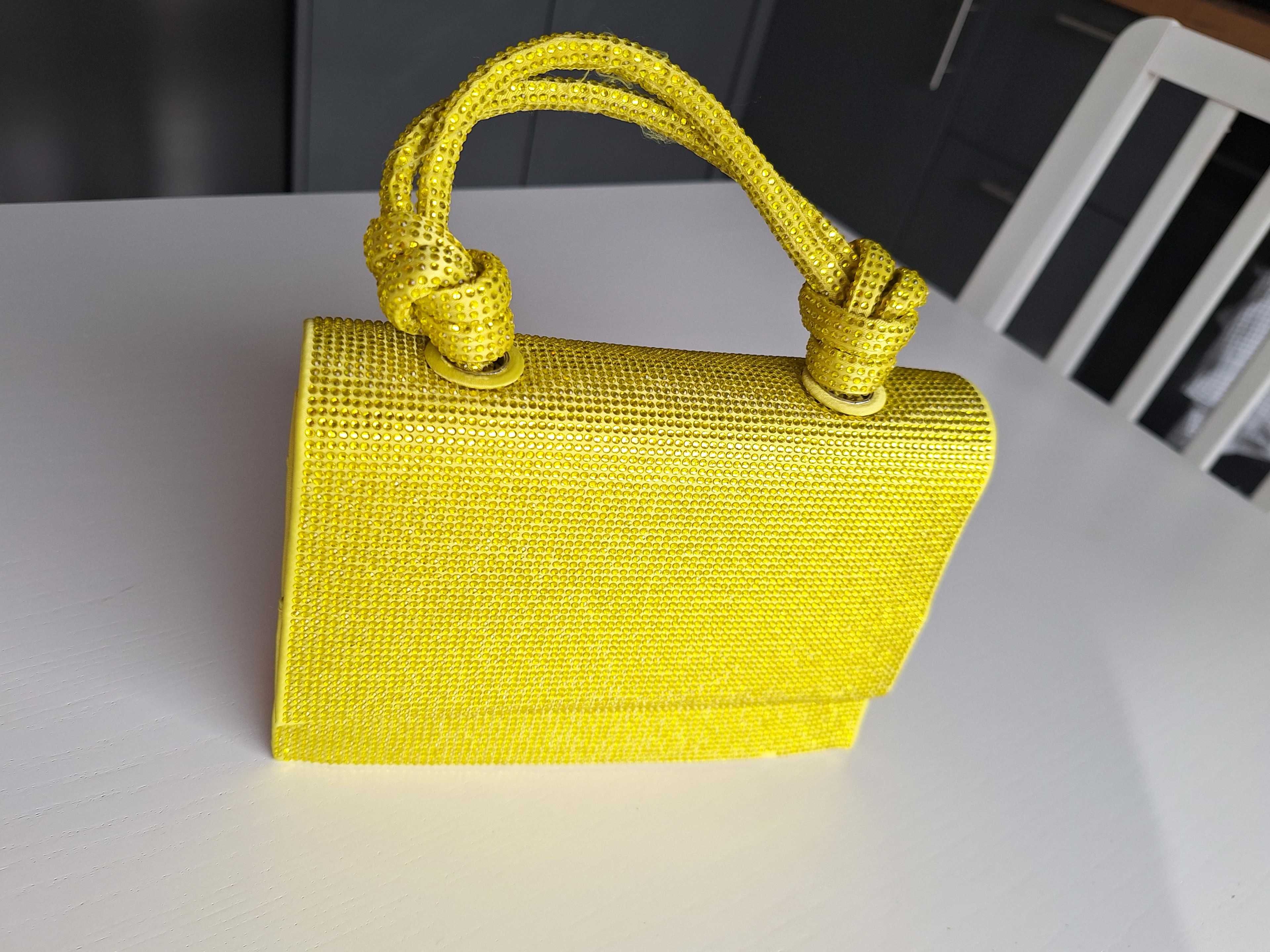 Elegancka żółta torebka ZARA
