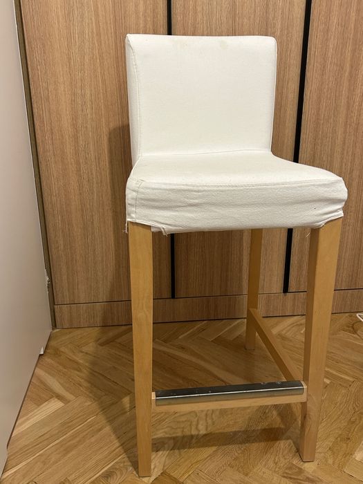 Krzesło barowe Stołek barowy hoker Bergmund Ikea 2 szt.
