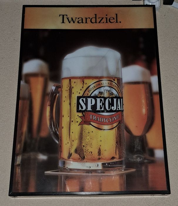 Reklama podświetlana Specjał (Twardziel) - unikat