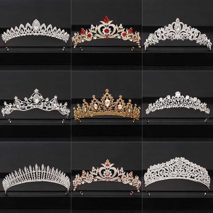 Entrega Imediata Para Noiva Tiara Cristal Acessório Para o Cabelo