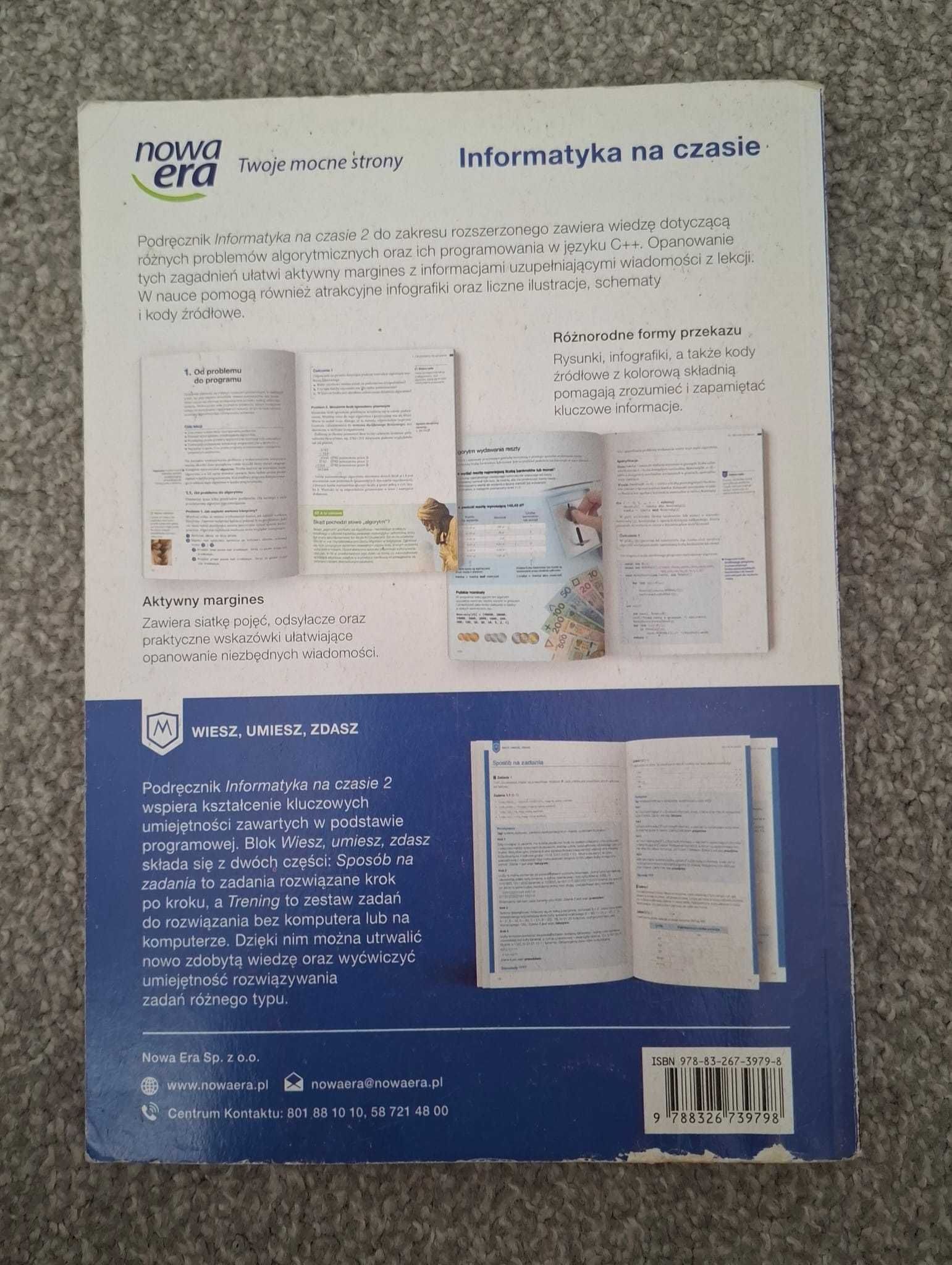 Podręcznik Informatyka na czasie 2 (zakres rozszerzony)