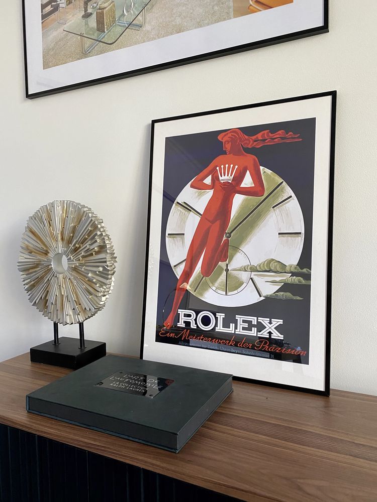 Plakat | Poster | Vinatge | Rolex - Zegarki | Loft | Design | Komplet!