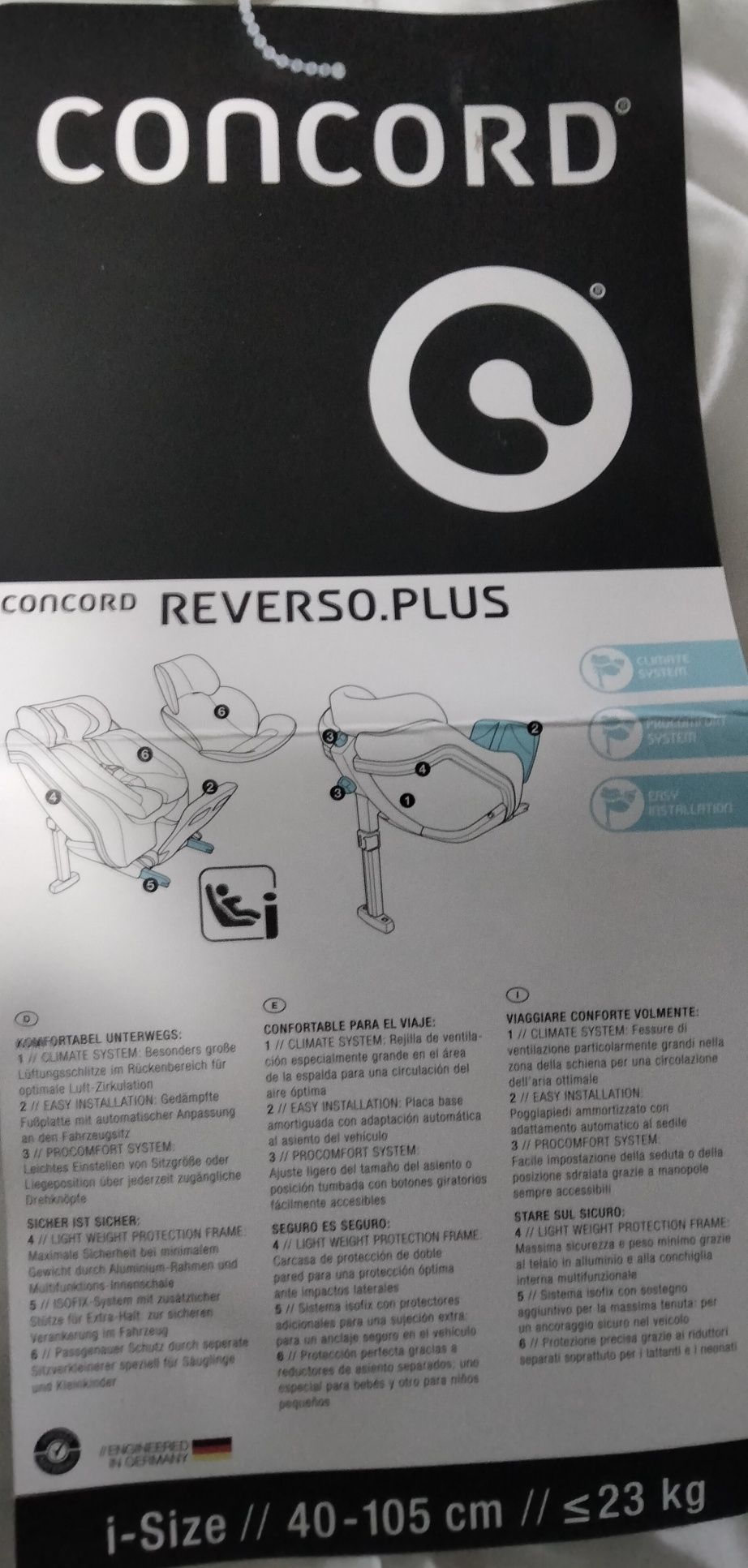 Cadeira Concord Reverso Plus