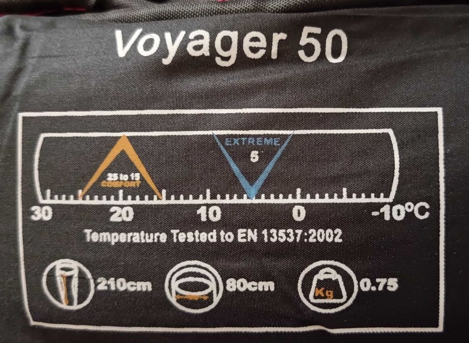 Śpiwór mumia Vango Voyager 50 nowy