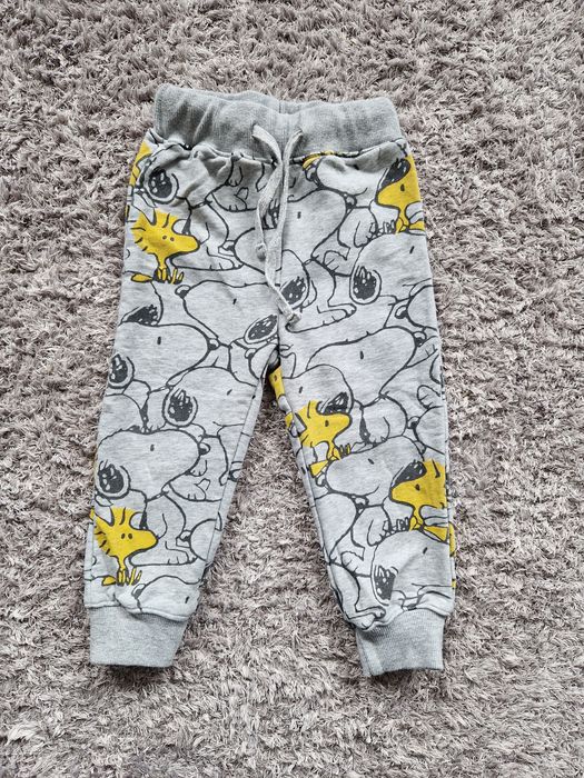 Spodnie dresowe bez meszku Snoopy roz. 98 cm Jumping meters