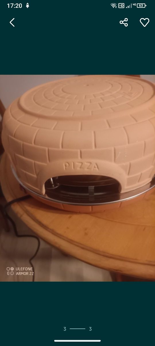 Gliniany Piec do pizzy