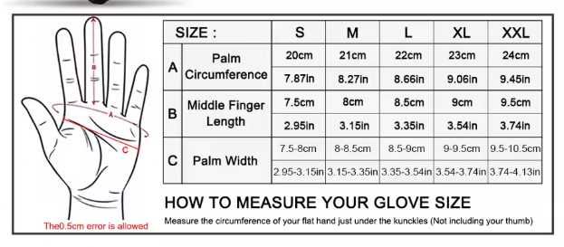 Luvas Mota de Verão – Unissexo