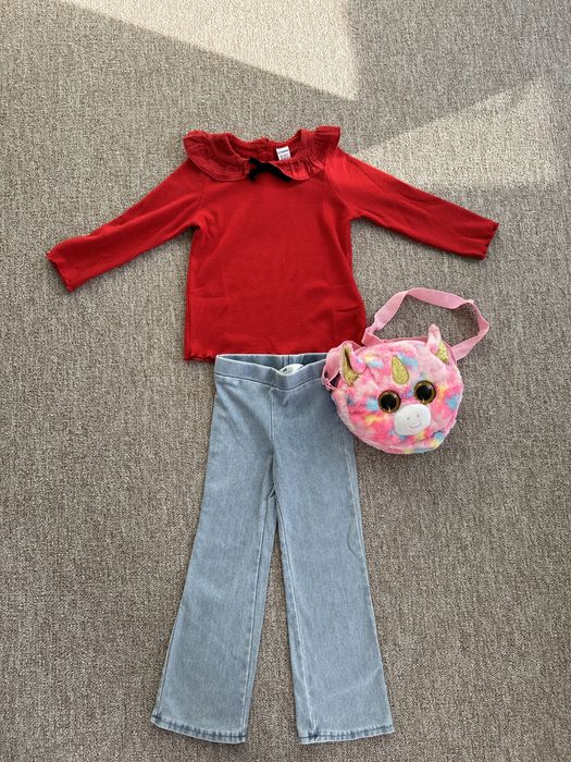 Кофтинка. Блуза. Джинси HM. Одяг для дівчінки. Спідниця.