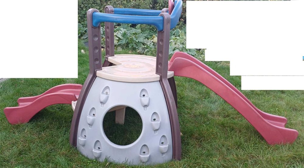 Little Tikes plac zabaw ogrodowy małpi gaj, zjeżdzalnie, tunel