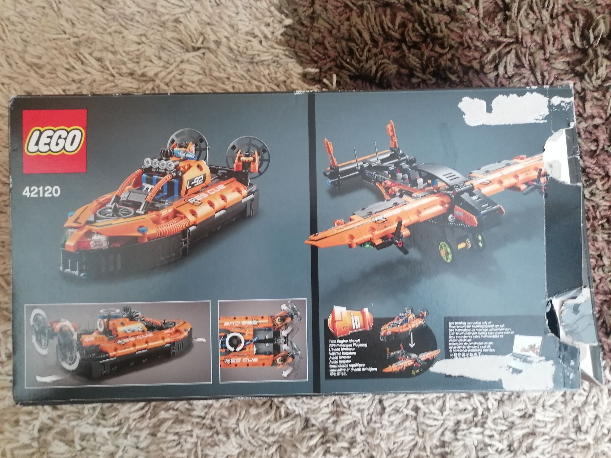 Lego Technic 42120 poduszkowiec ratowniczy