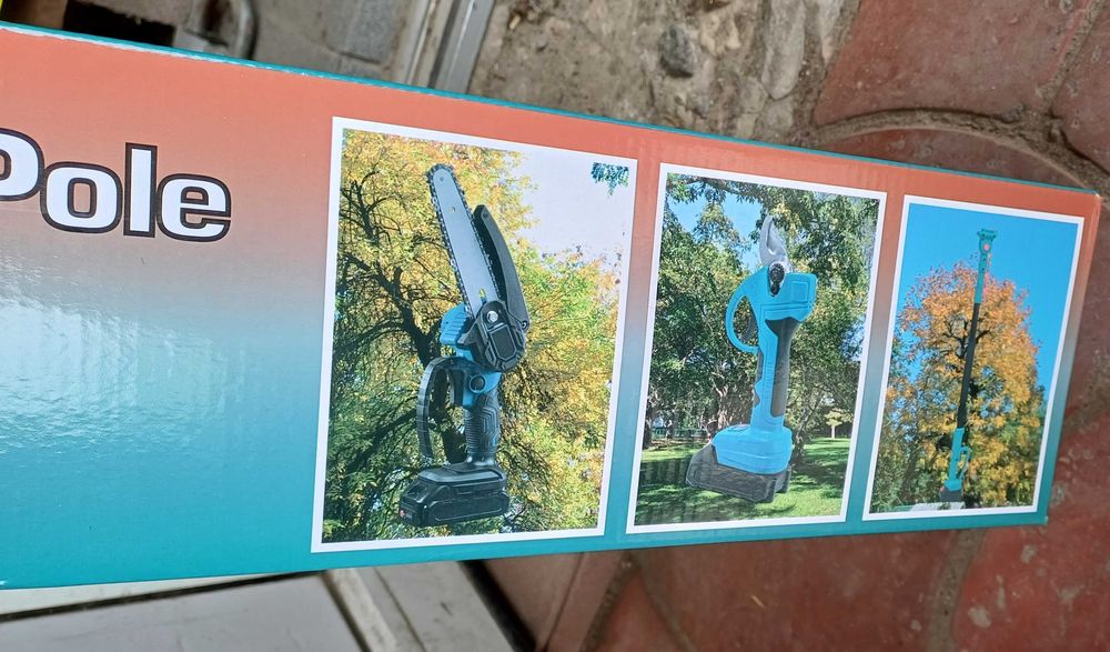 Набор 3в1 Крафтек Аккумуляторный Секатор Пила Удлинитель 2М 48В 5Ач