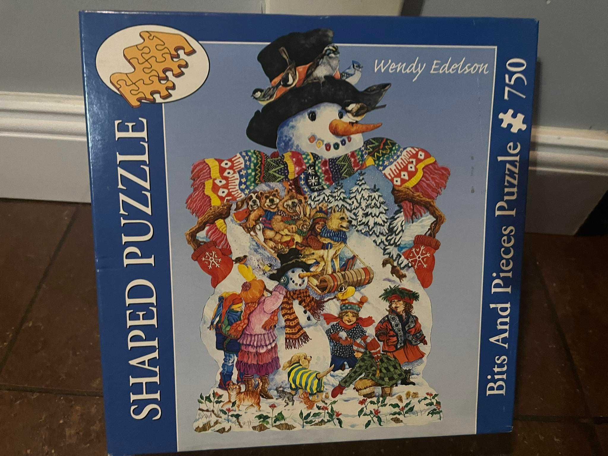 Puzzle Bits and Pieces Shaped Wendy Edelson  750
