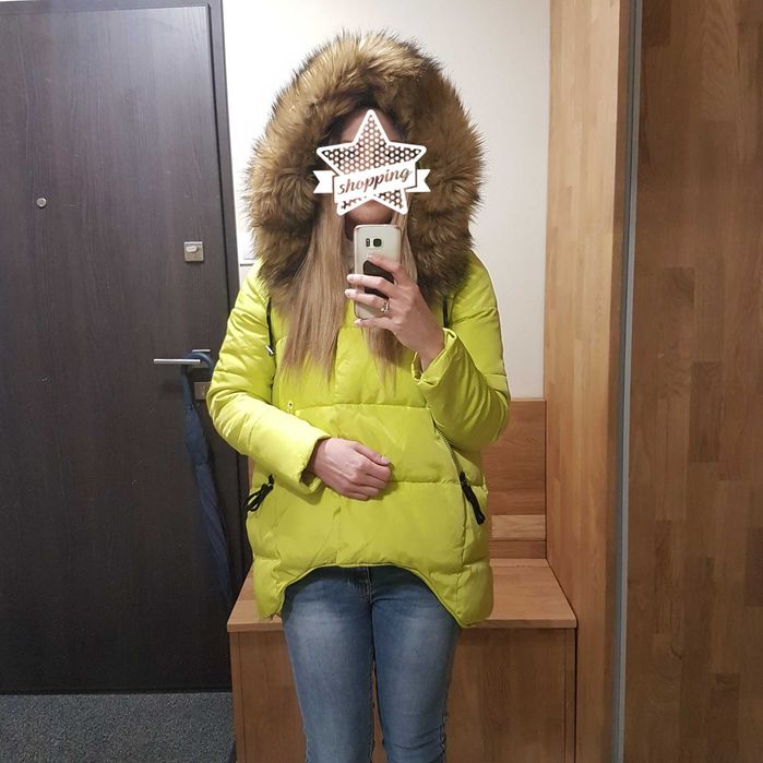 Neonowa kurtka MONACO Anna Lewandowska rozmiar M