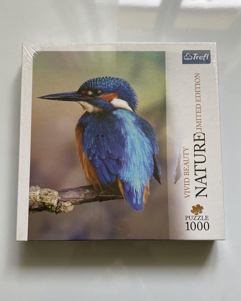 puzzle trefl zimorodek 1000 kingfisher nature limited edition