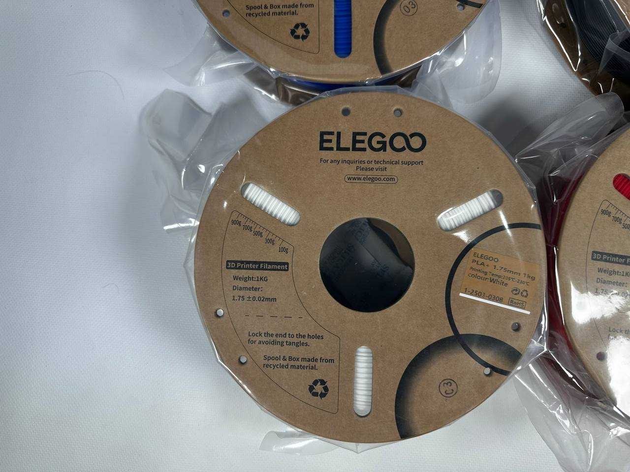 Філамент ELEGOO PLA Plus 1.75 мм, 1 кг