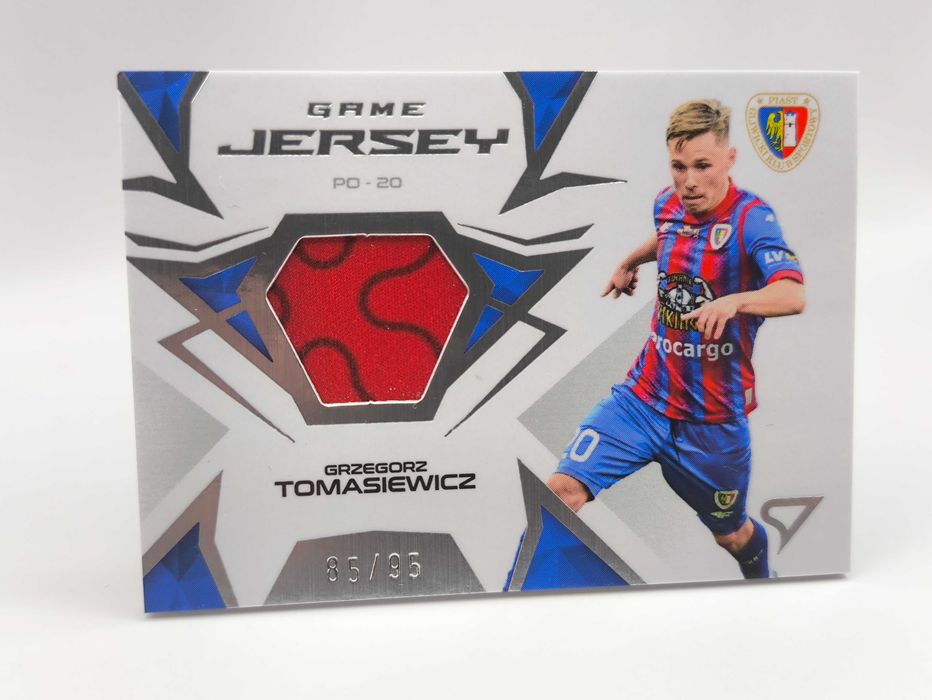 Karta Jersey z Koszulką Grzegorz Tomasiewicz Piast Ekstraklasa 2024/25