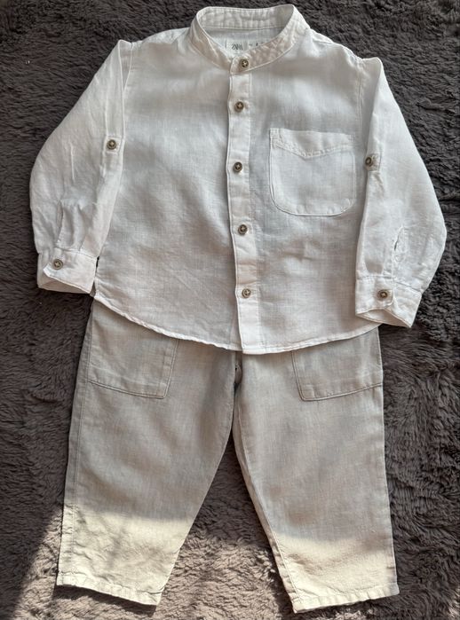 Комплект Zara з льону 92 р