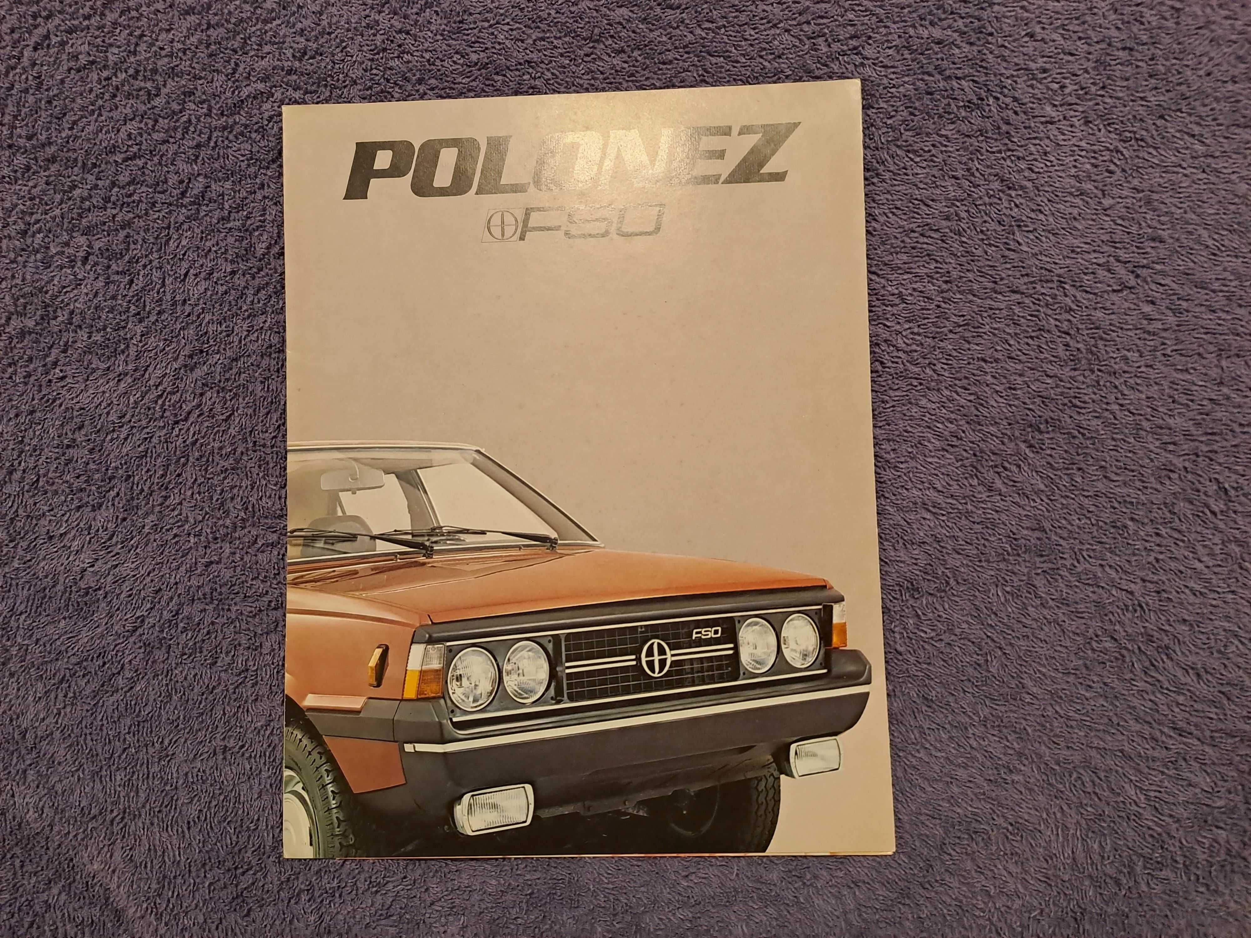 Oryginalny prospekt FSO Polonez