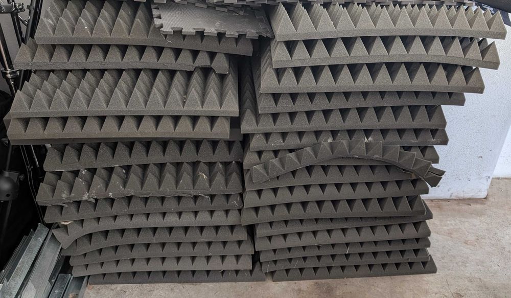 Material para  isolamento estúdio