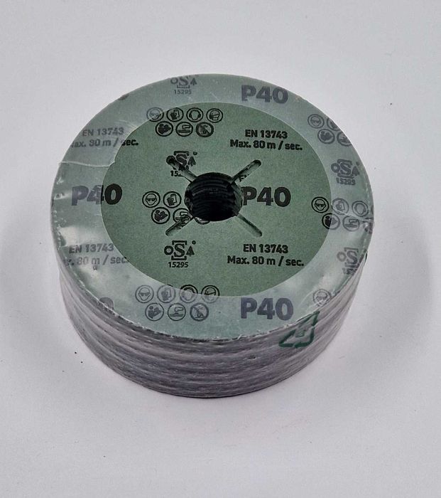 Krążki fibrowe FIBRA 188/230 mm P40 / Nowy Lombard / TG