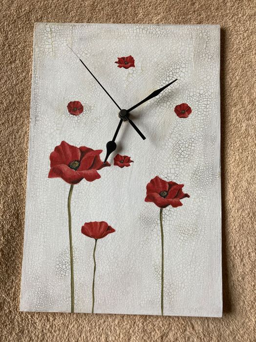 Zegar ścienny rękodzieło