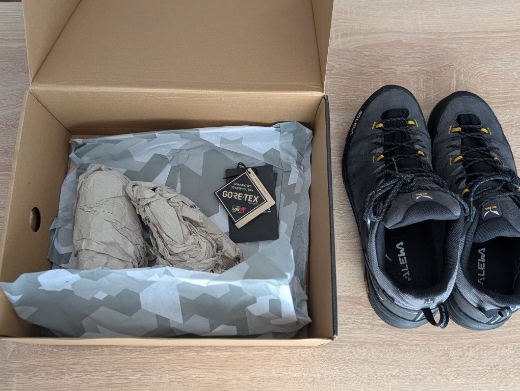 Buty Salewa ALP TRAINER 2 GTX M onyx/ black r. 44,5 RAZ UŻYTE