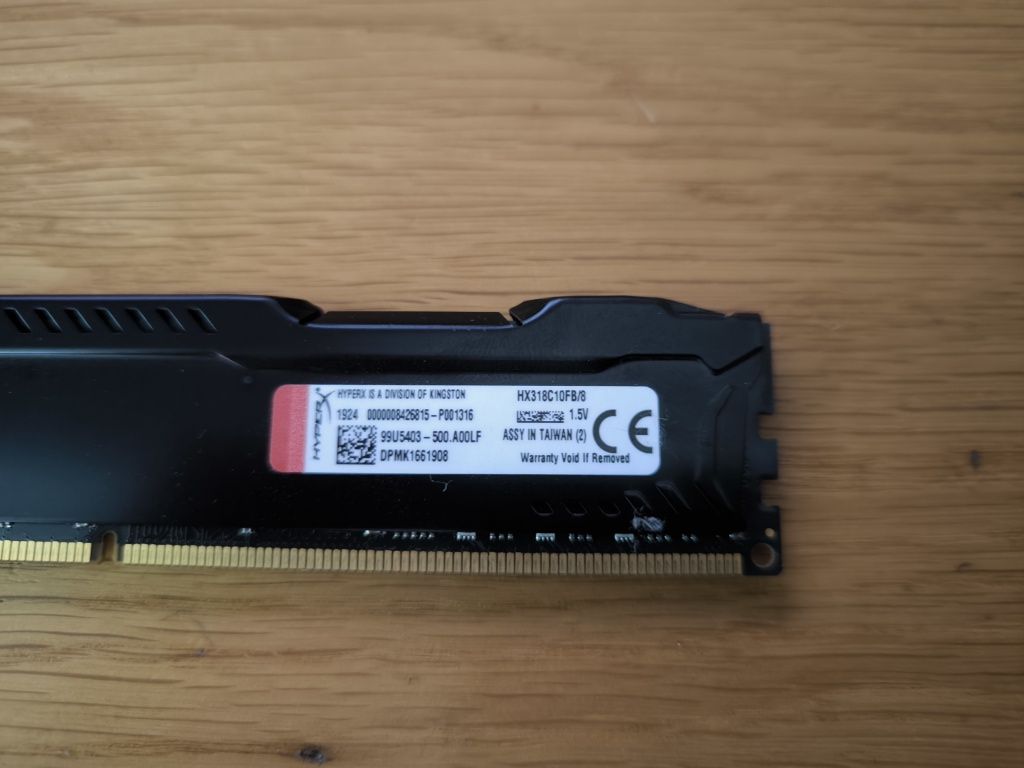 Оперативна пам'ять - HyperX DDR3-1866 8192MB PC3-14900 Fury Black