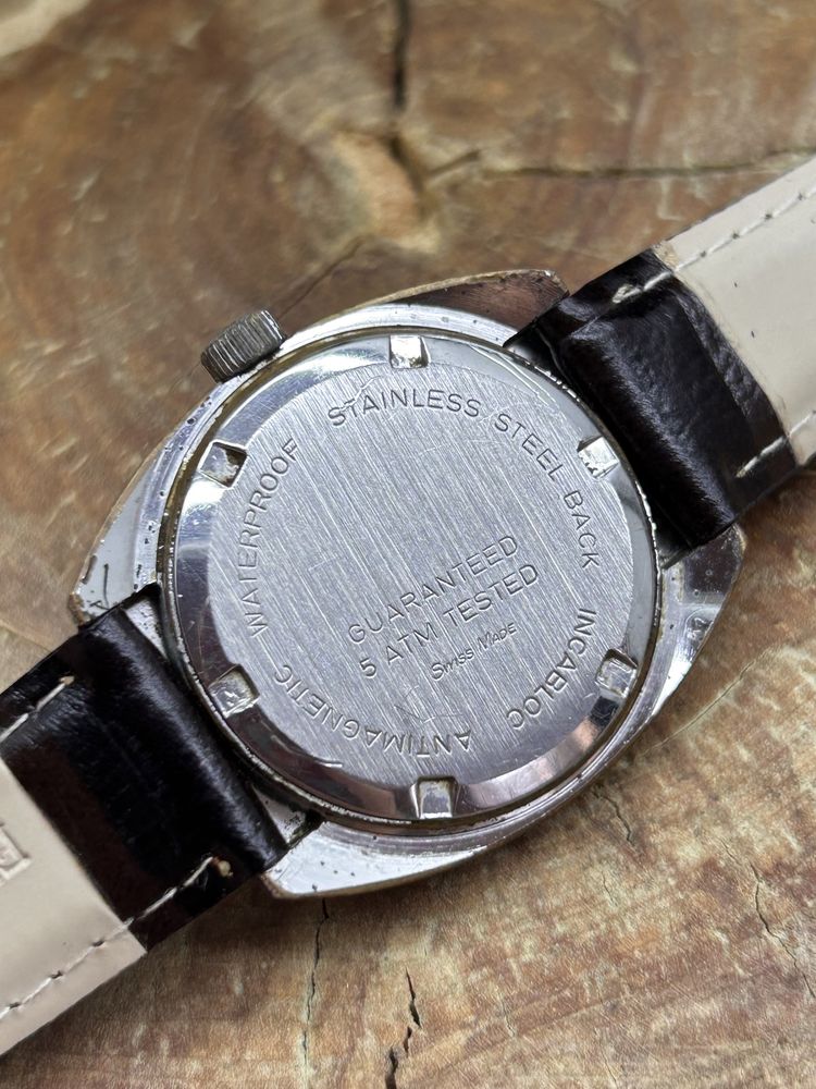Stary szwajcarski zegarek Elcar