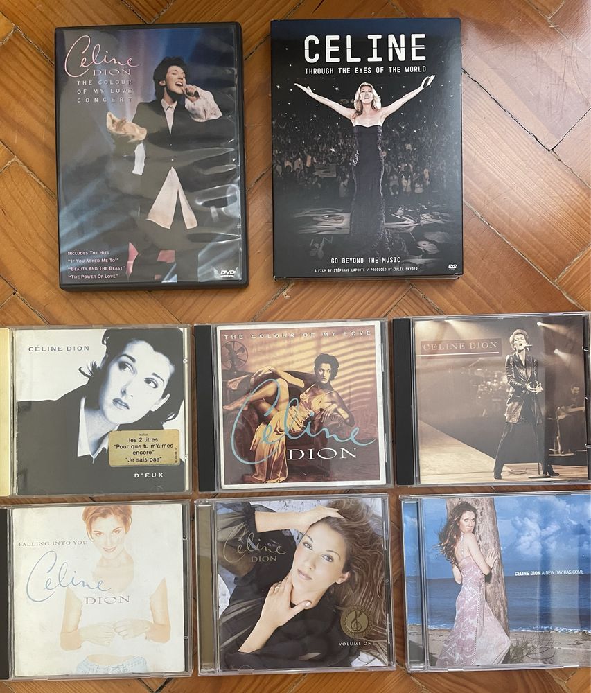 Cd’s e DVD’s musicais Celine Dion