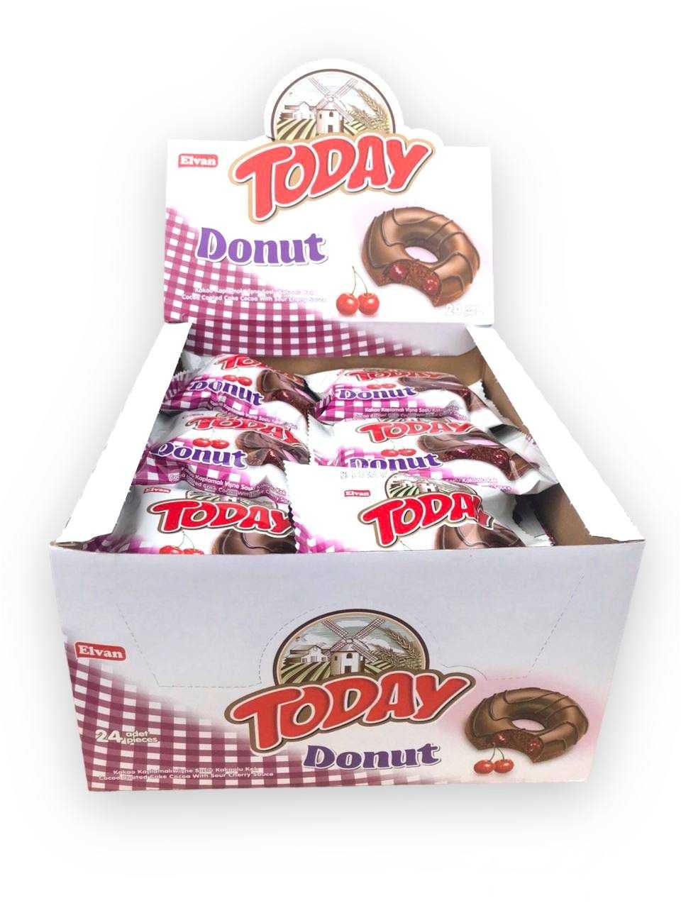 Пончик Today donut TM Elvan, Турция 24шт/уп