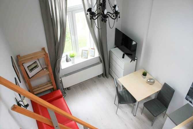 Lipowa 12, Polesie, jasne studio z antresolą, BRAK PROWIZJI