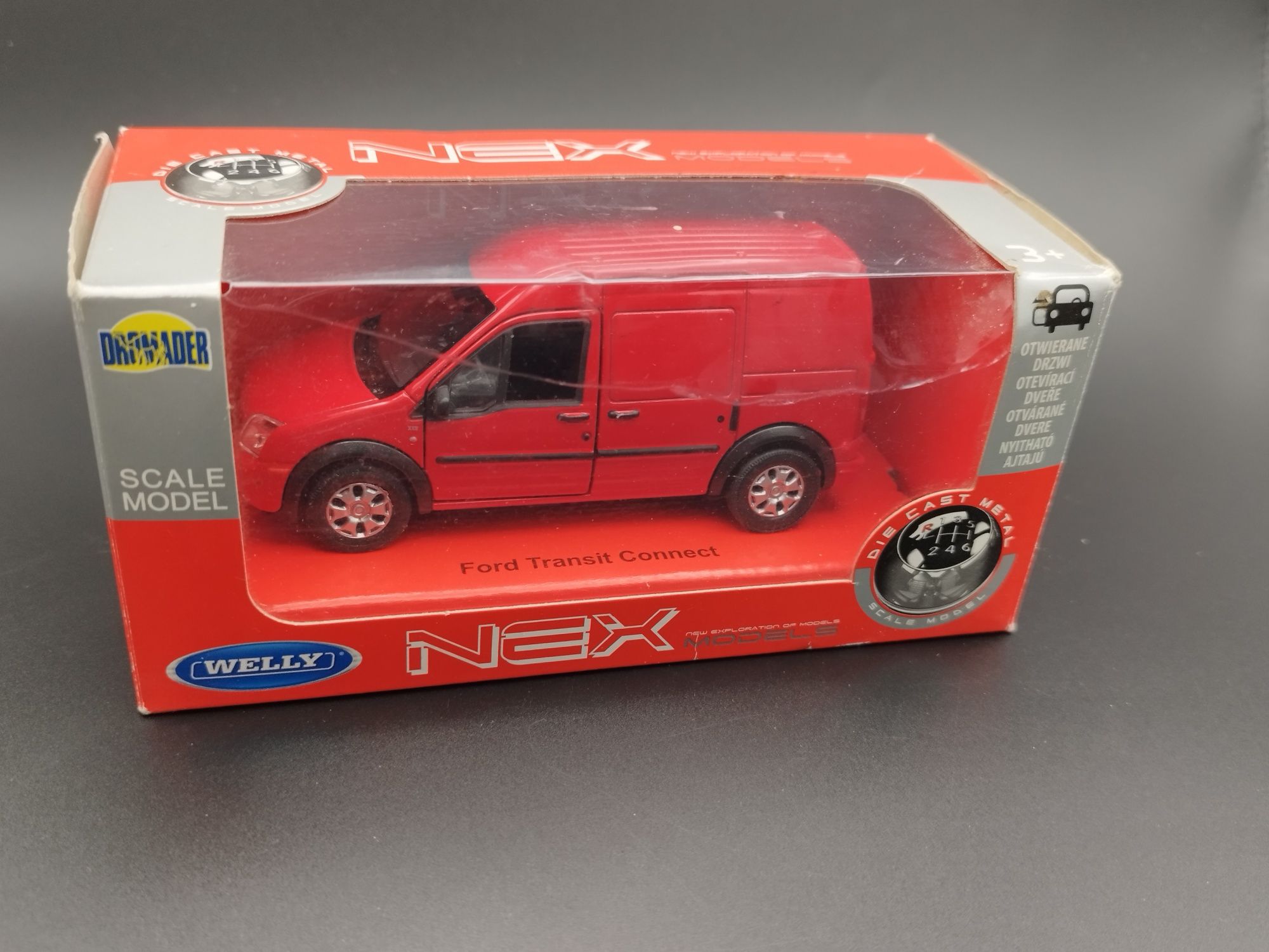 1:34-39 Welly Ford Transit Connect model