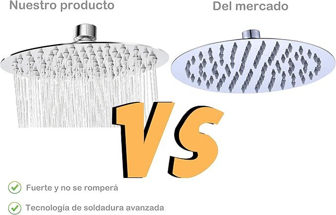 Krobec 30 cm Okrągła Głowica Prysznicowa ze Stali Nierdzewnej AISI304