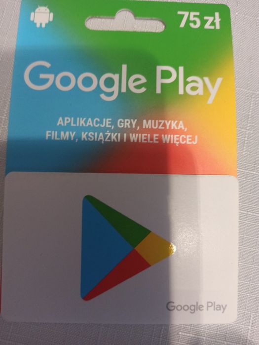 Karty podarunkowe Google Play