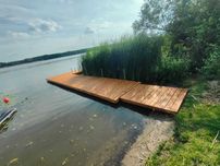 Pomost Pływający Pomosty Pływające Platforma Wyspa Rower wodny molo