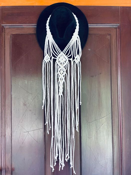 Welon ślubny wianek Boho na ślub wesele panieński lub na Komunię