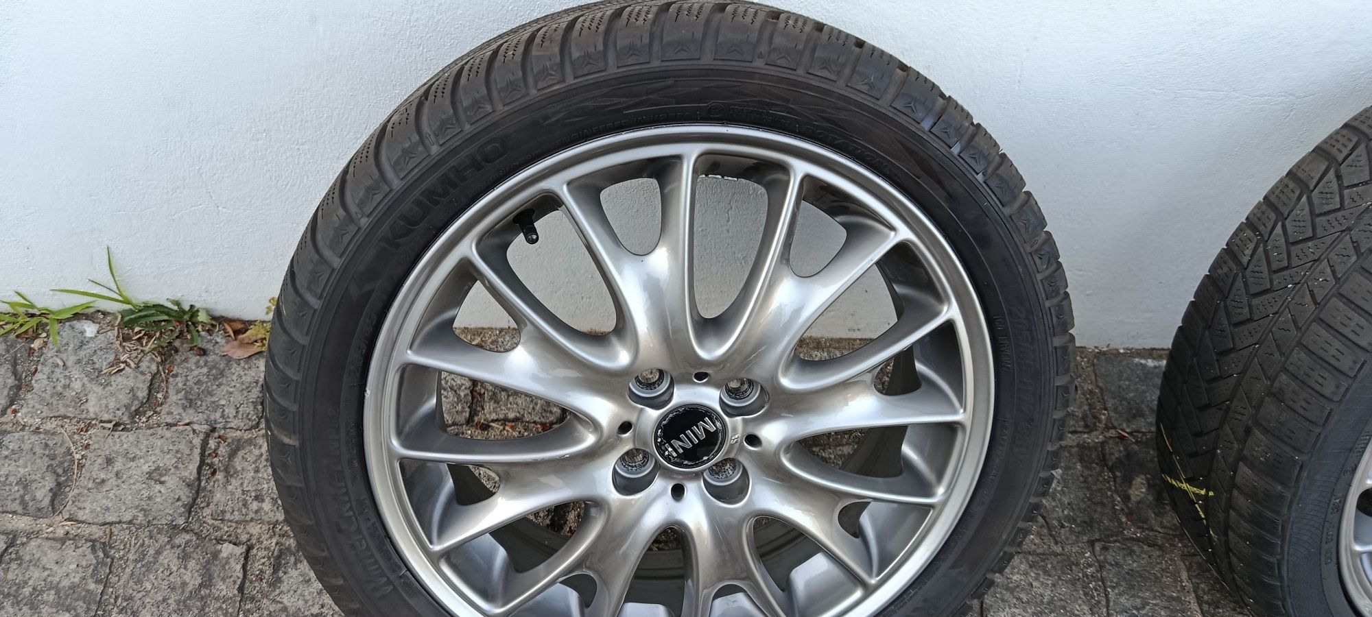Jantes 17 mini John Cooper Works originais 4*100 com pneus 205/45/17