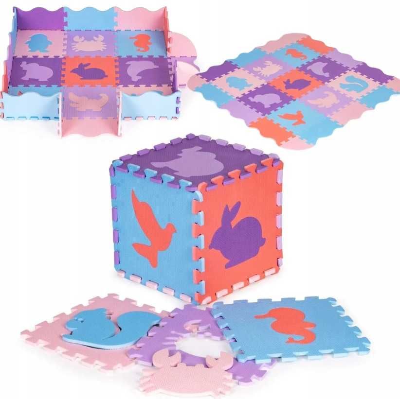 Mata Piankowa Puzzle 25 Elementów Edukacyjna Składana Kojec (PROMOCJA)
