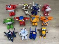 12 dużych figurek Super Wings Transformers +1 gratis