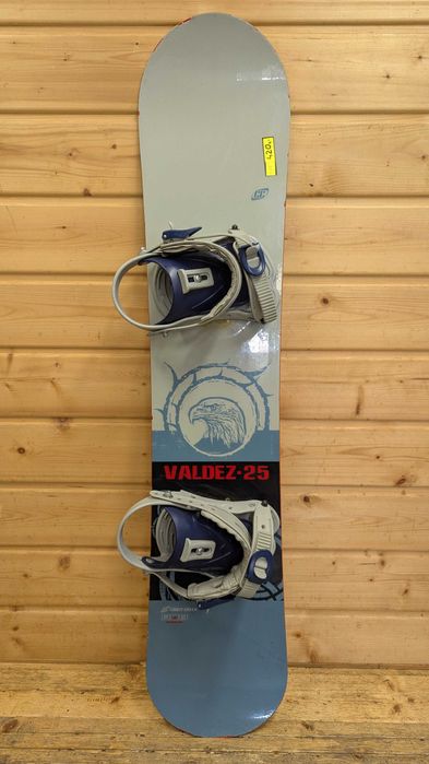 Deska snowboardowa CRAZY CREEK VALDEZ 125 cm + wiązania (617)