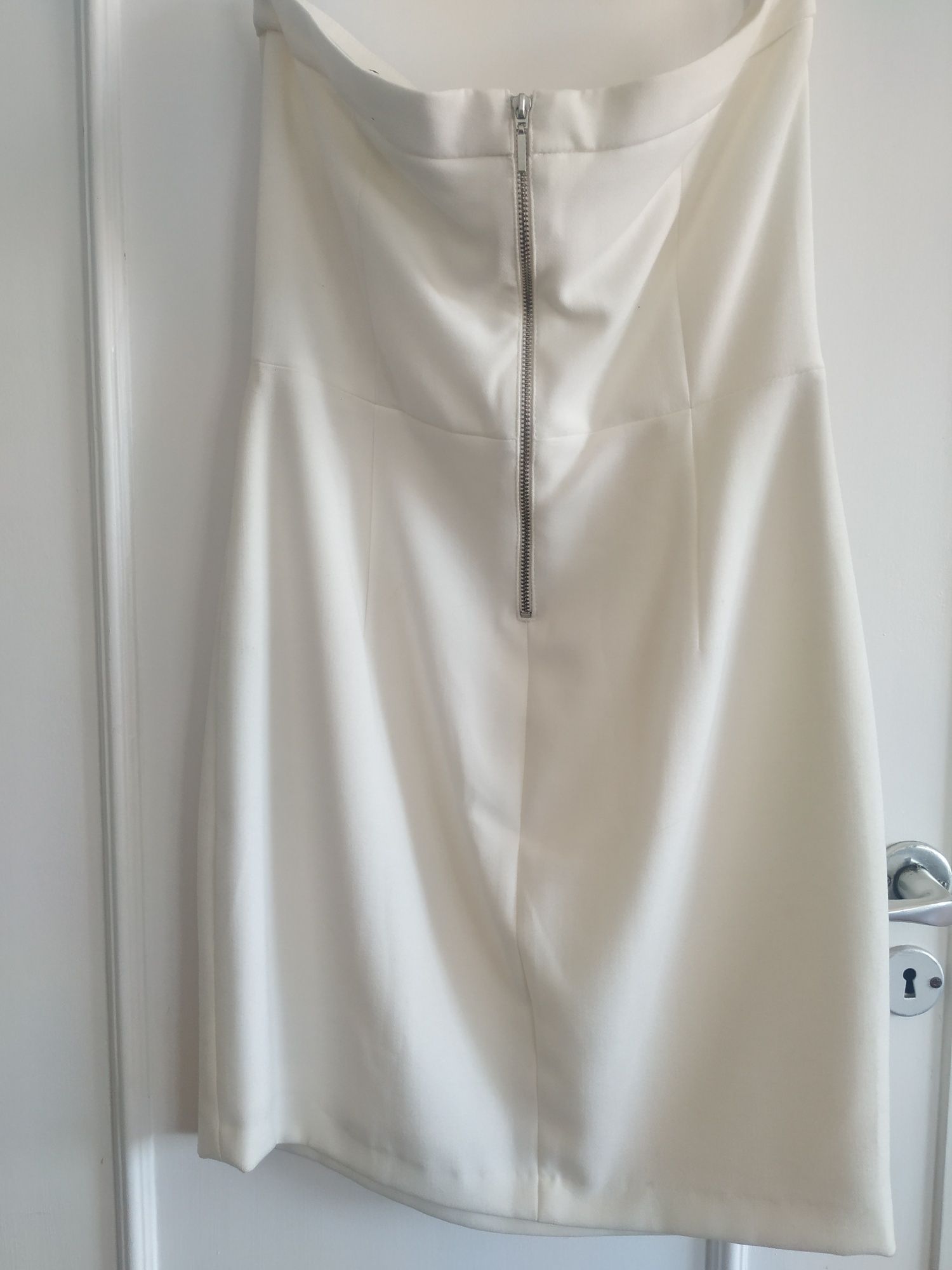 Vestido branco pérola