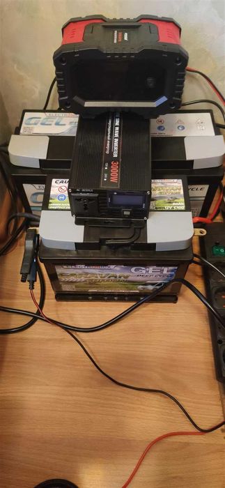 Аккумуляторы Electronicx, инвертор FDIK, зарядное устройство Foxsur