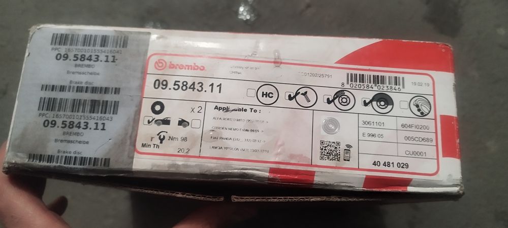 Fiat Linea Discos travão