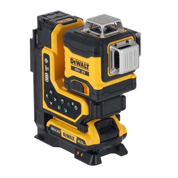 Kompaktowy laser 3-wiązkowy 18V z pilotem zdalnego sterowania
